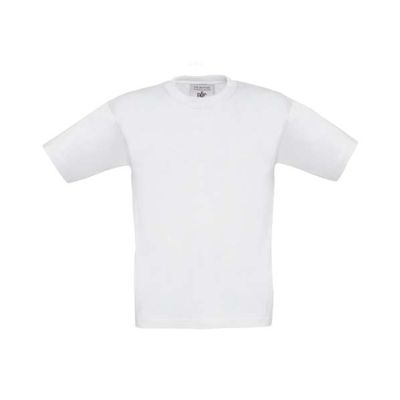T-Shirt B&C Exact 190 Kids, Weiß, Gr. 128 | 11900119-300-01 / EAN:0651650571961