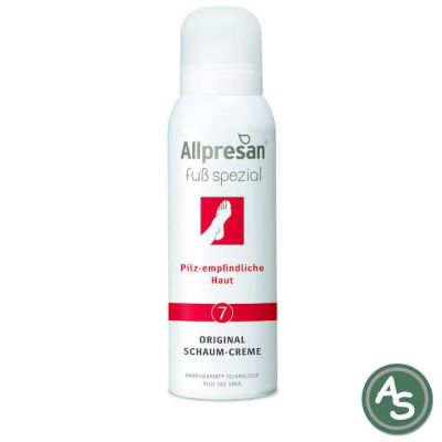 Allpresan Fuss-Schaum-Creme Pilzempfindliche Haut (Nr 7) - 125 ml | A0101157 / EAN:4038235111570